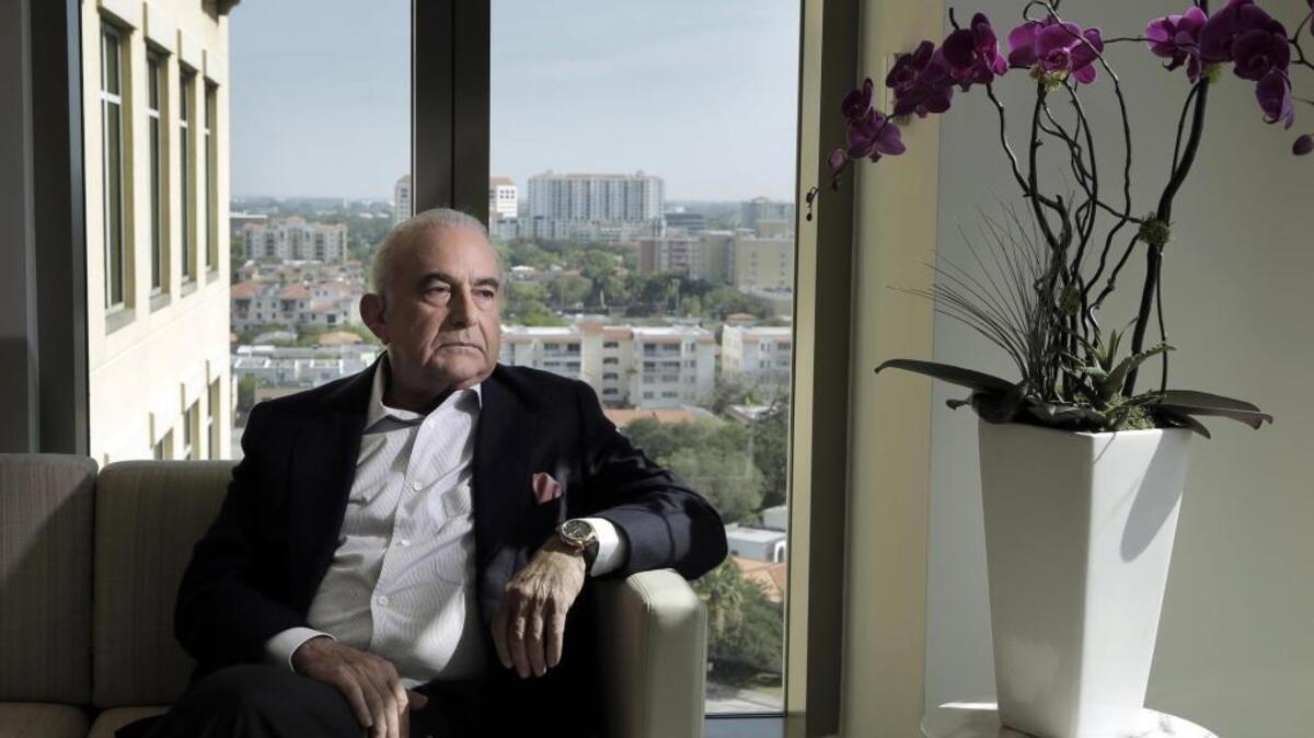 Miami, Florida, 11 de mayo de 2017- Gustavo Cisneros, fundador del Grupo Cisneros. Cisneros es uno de los hombres más ricos del mundo (su patrimonio neto está valorado en más de $ 2 mil millones) y su compañía tiene inversiones en todo, desde bienes raíces a estaciones de televisión a un equipo de béisbol en Venezuela.