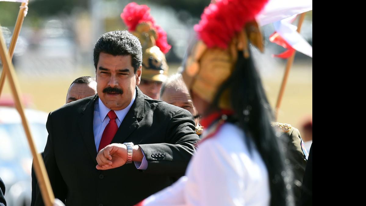 
El presidente de Venezuela, Nicolás Maduro, arriba al palacio de Itamaraty para la cumbre del Mercosur, el viernes pasado.
