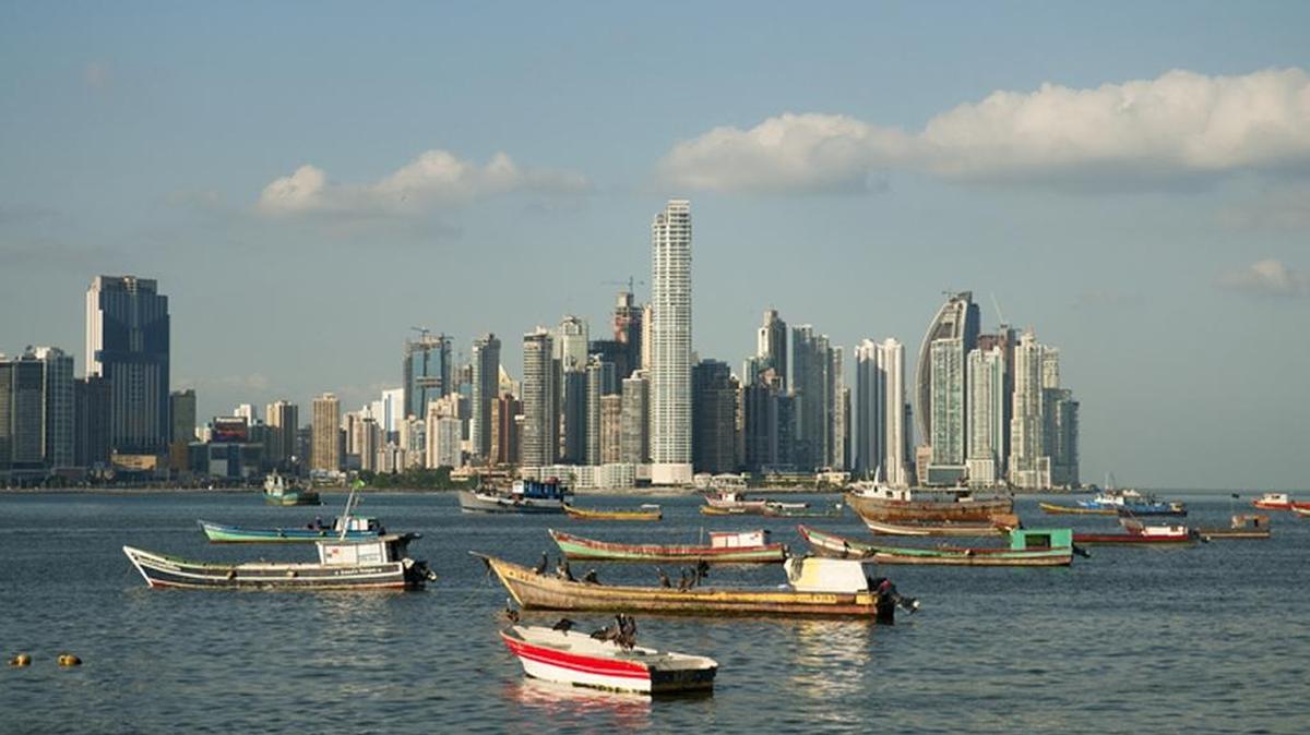 Perfil de los edificios de Ciudad de Panamá.