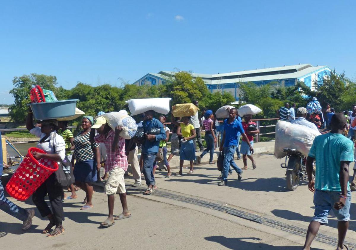 La frontera de Ouanaminthe-Dajabón, en el noreste de Haití, no solo es popular entre los vendedores, sino también entre los traficantes.