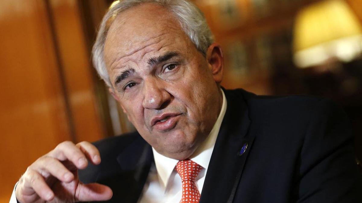 El secretario general de Unasur y ex presidente de Colombia, Ernesto Samper.