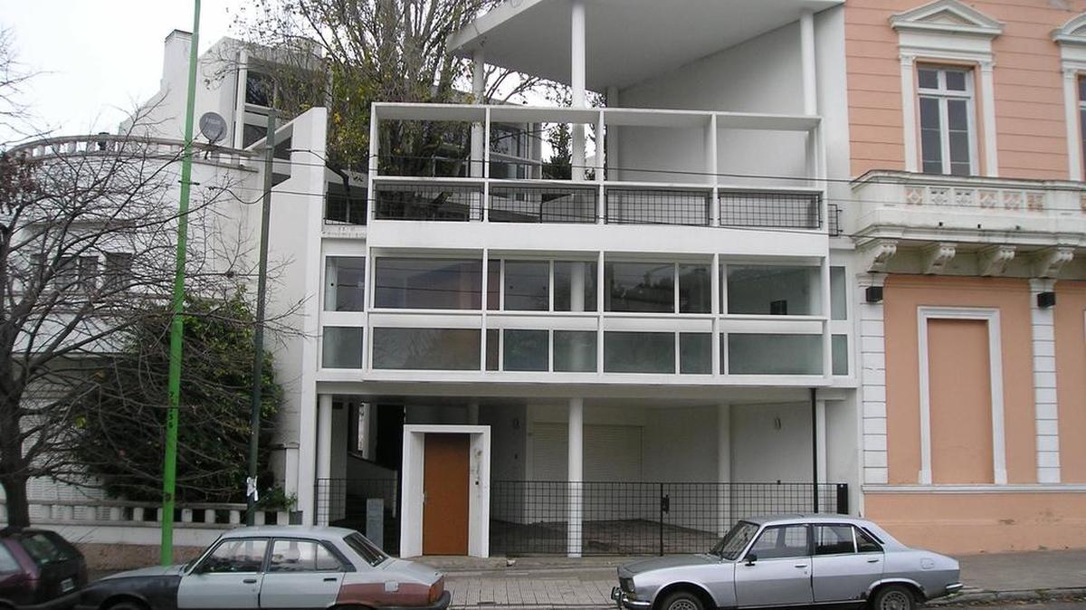 Casa Curutchet, La Plata, Argentina, diseñada por Le Corbusier en 1949. Foto cortesía de Enrique Madia.