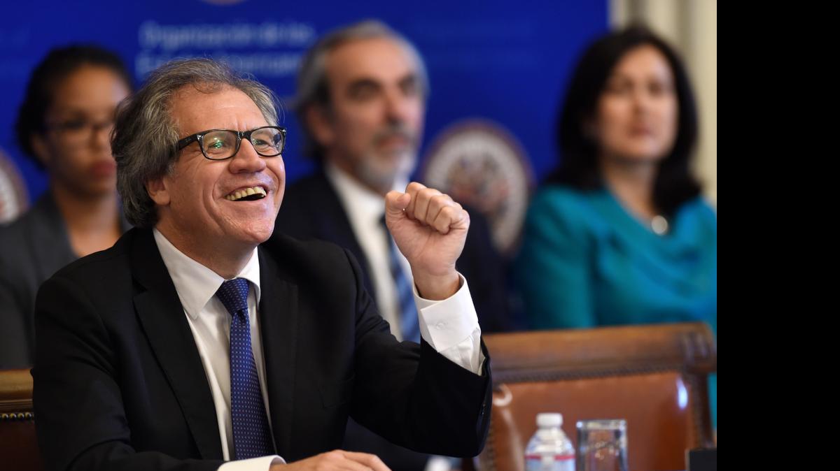 
El ex canciller de Uruguay, Luis Almagro, antes de asumir el martes formalmente la secretaría general de la Organización de Estados Americanos (OEA).
