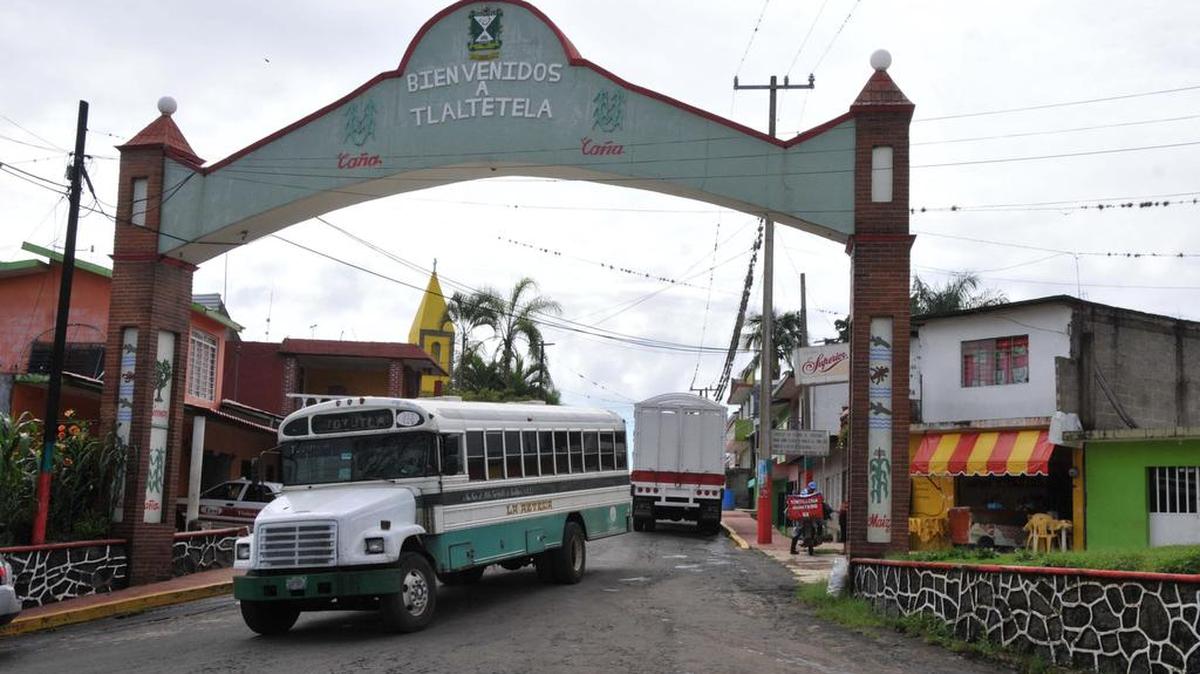 Fotografía del 17 de junio de 2017, de la entrada al municipio de Tlaltetela, en el estado de Veracruz (México).