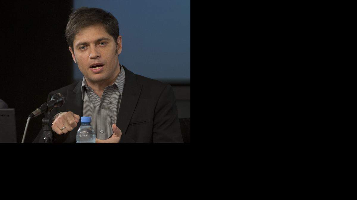 
El ministro de Economía de Argentina, Axel Kicillof, en una conferencia de prensa en Buenos Aires, en el 2014.
