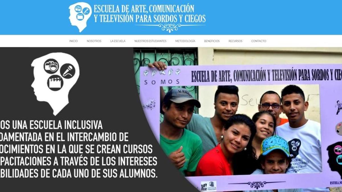 En la página Escuela de artes, comunicación y televisión para sordos y ciegos -www.etavs.org- participarán camarógrafos, fotógrafos, editores de audio y periodistas con problemas de visión o audición.