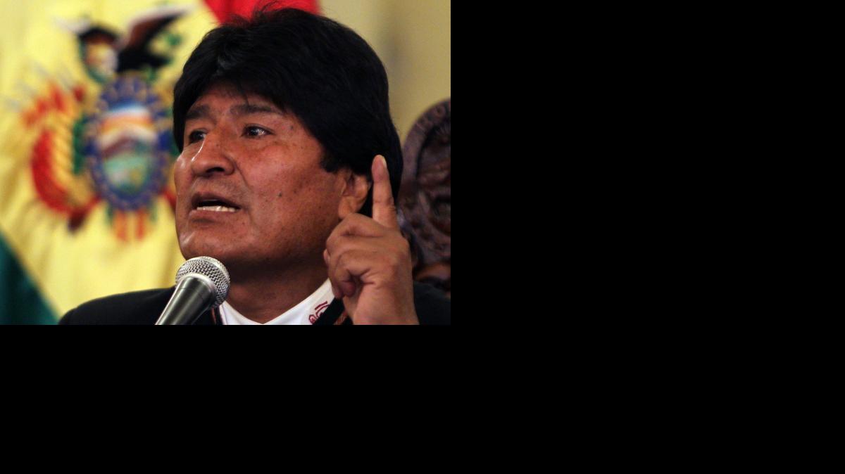
El presidente de Bolivia Evo Morales.
