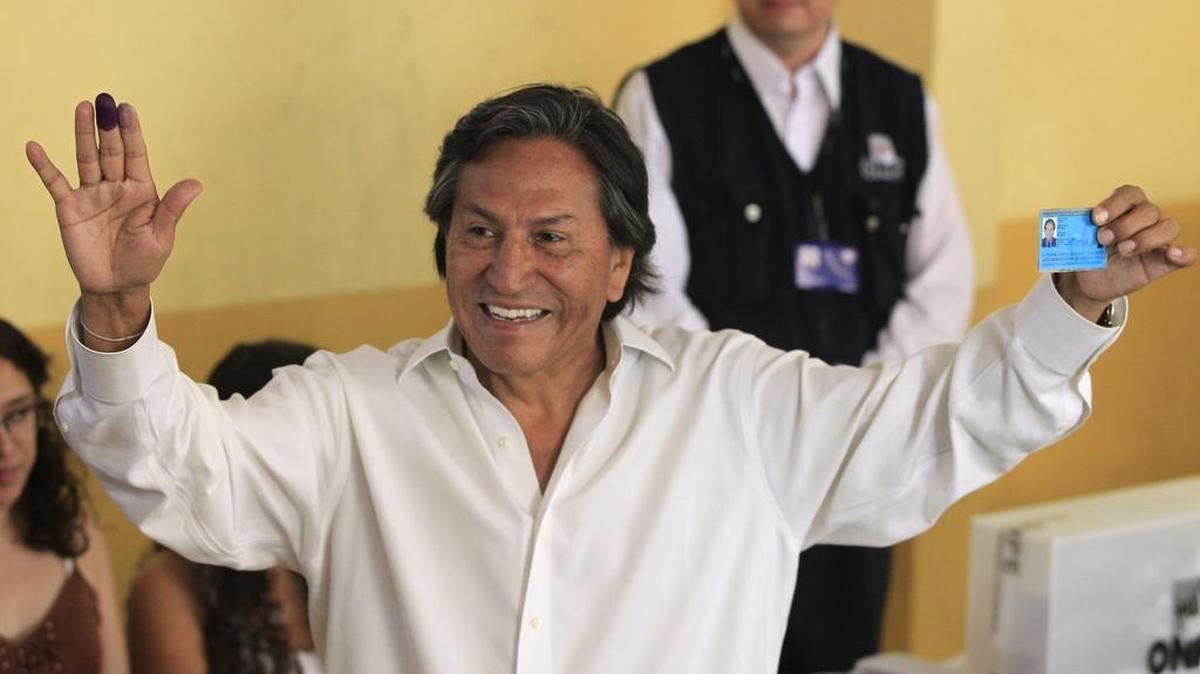 El presidente Alejandro Toledo en una fotografía del 10 de abril de 2011.