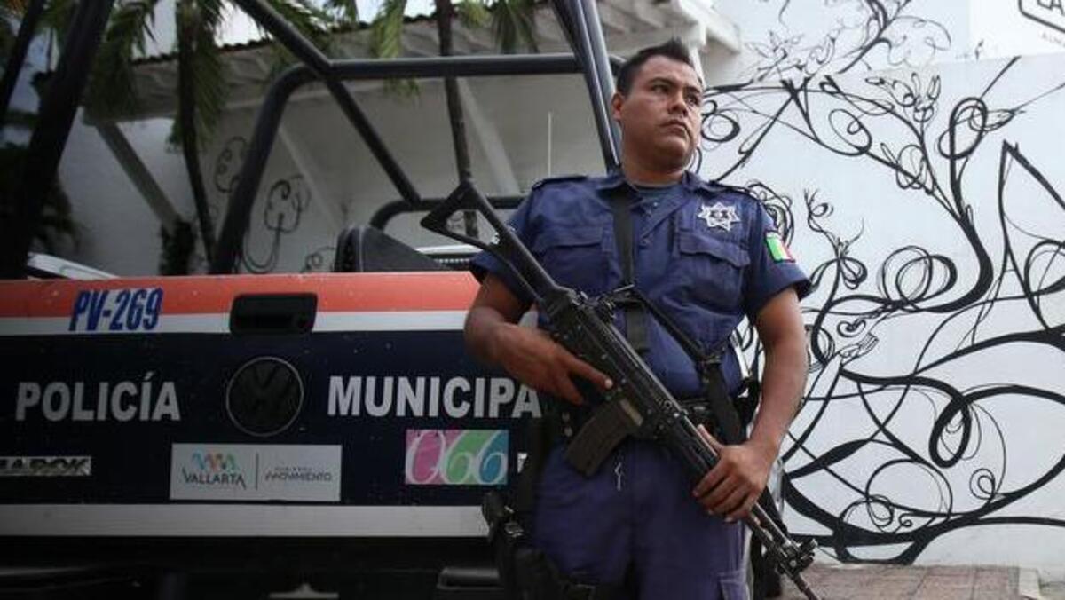 Foto de archivo de un agente  en Puerto Vallarta, en el estado de Jalisco (México).