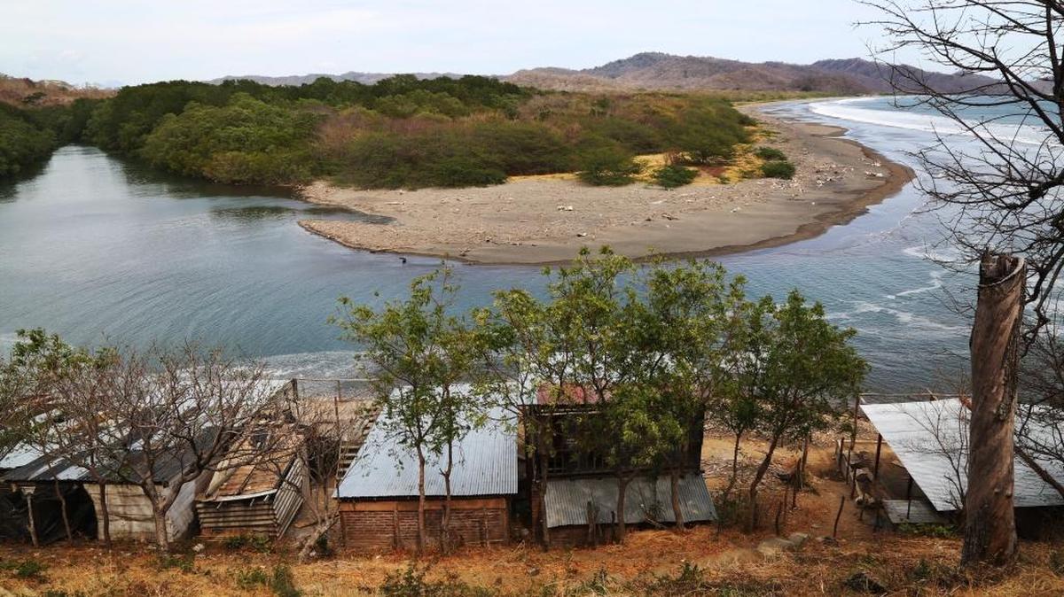 La entrada Brito puede llegar a ser el hogar de la salida pacífica del canal que podría atravesar Nicaragua. Foto tomada 19 de marzo 2015.