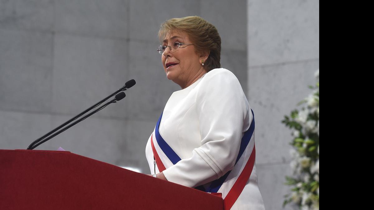 
La presidenta de Chile, Michelle Bachelet. 