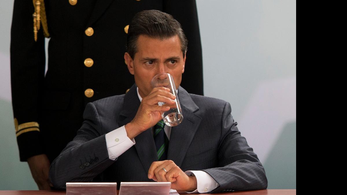 
El presidente de México, Enrique Peña Nieto, participa en un evento sobre justicia en Ciudad de México, en abril.

