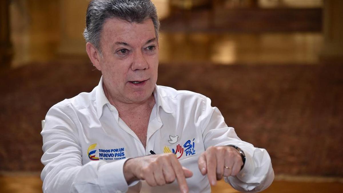 El presidente de Colombia, Juan Manuel Santos.