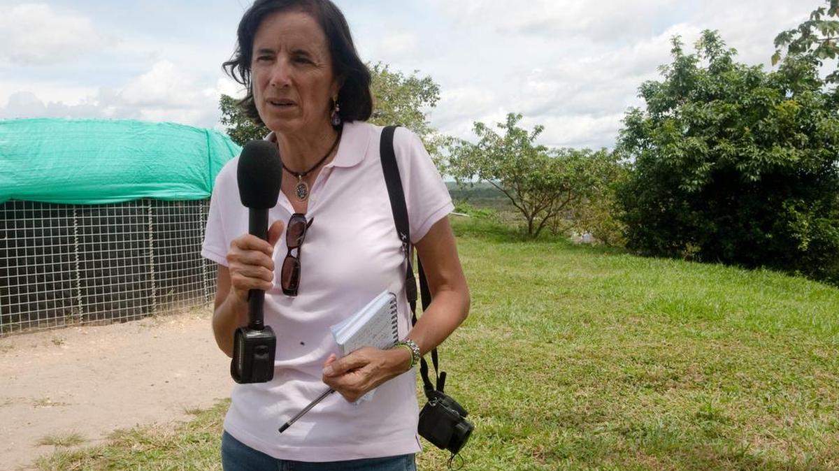 Foto sin fechar de la periodista española Salud Hernández-Mora, que desapareció el sábado en Colombia y se sospecha que fue secuestrada por la guerrilla del ELN.