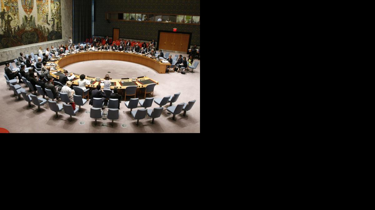 
Reunión del Consejo de Seguridad de la ONU, que tiene cinco miembros permanentes y 10 no permanentes.
