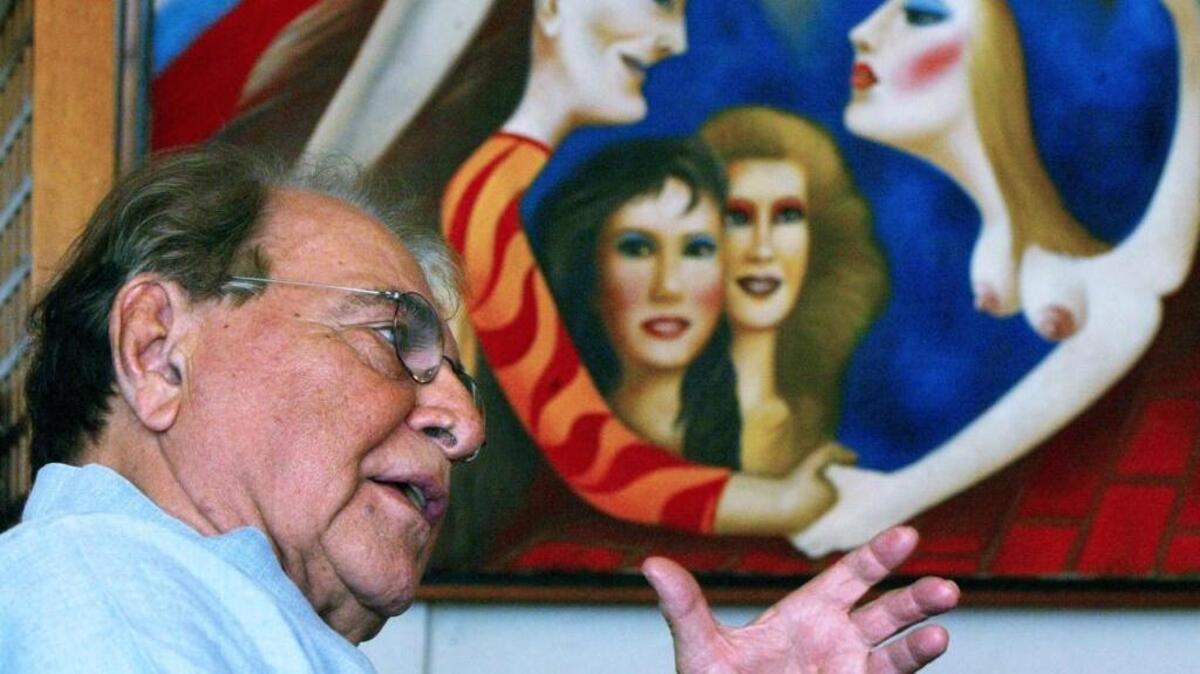 El cirujano plástico Ivo Pitanguy, durante una entrevista el 14 de octubre del 2003 en Río de Janeiro, Brasil.