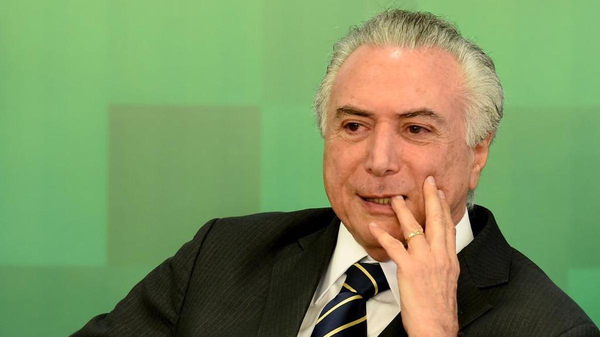 El presidente interino de Brasil, Michel Temer.