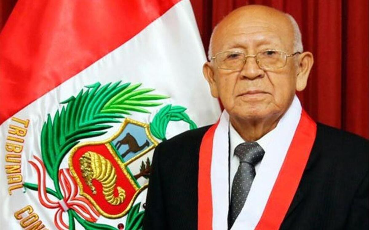 Manuel Miranda presidente del Tribunal Constitucional, de Lima, Peru.