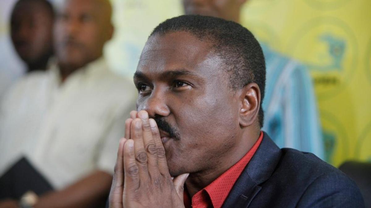 El candidato presidencial de Haití, Jude Celestin, del opositor partido LAPEH, durante una conferencia de prensa en noviembre del 2015, en Puerto Príncipe.