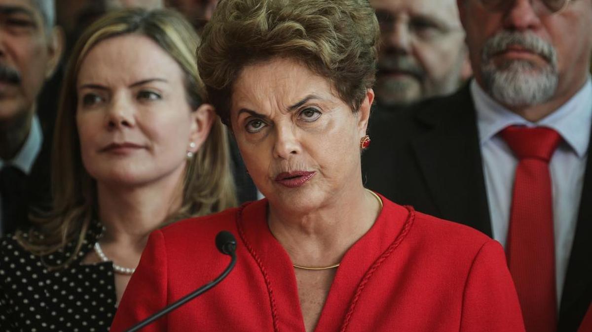 La presidenta destituida de Brasil, Dilma Rousseff el 31 de agosto de 2016.