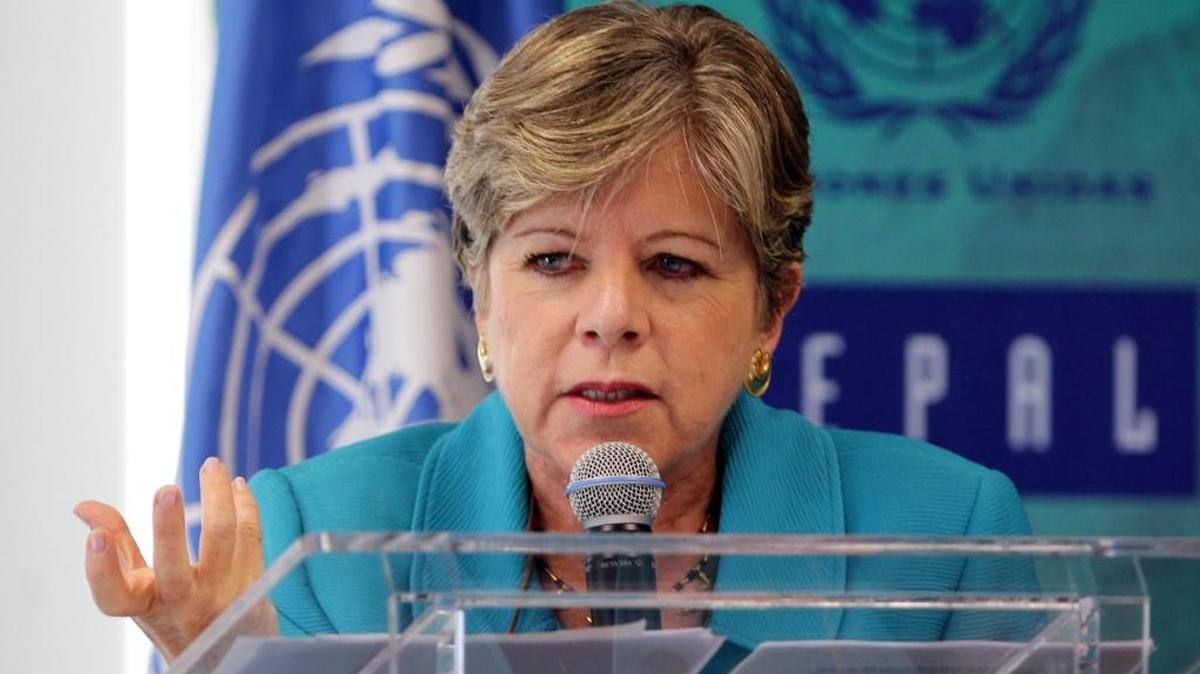 La secretaria ejecutiva de la Comisión Económica para América Latina y el Caribe (Cepal), Alicia Bárcena. Foto de archivo.