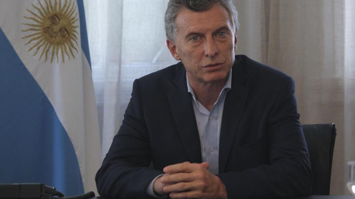 El presidente de Argentina, Mauricio Macri, participa de un encuentro con periodistas españoles el viernes 17 de febrero de 2017, en su residencia de Olivos en Buenos Aires (Argentina).