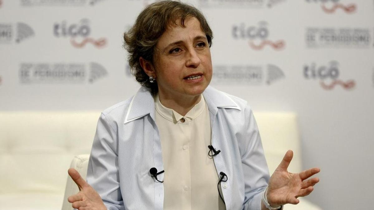 La periodista mexicana Carmen Aristegui fue una de las espiadas por el Gobierno de México.