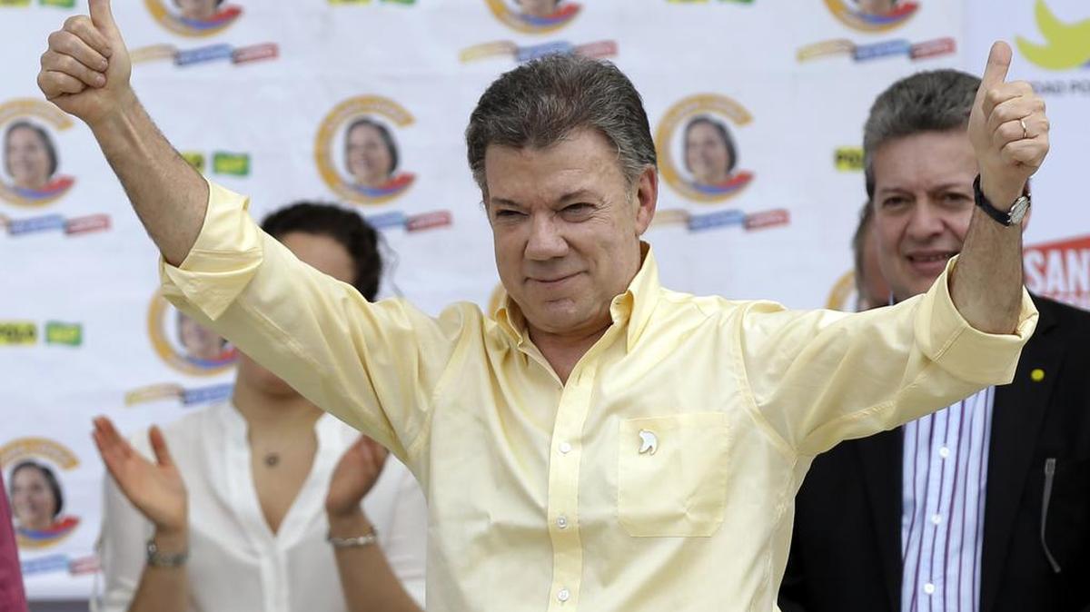 El presidente colombiano Juan Manuel Santos en un acto político en Bogotá. Santos lanzó este miércoles una fuerte campaña con la corrupción.
