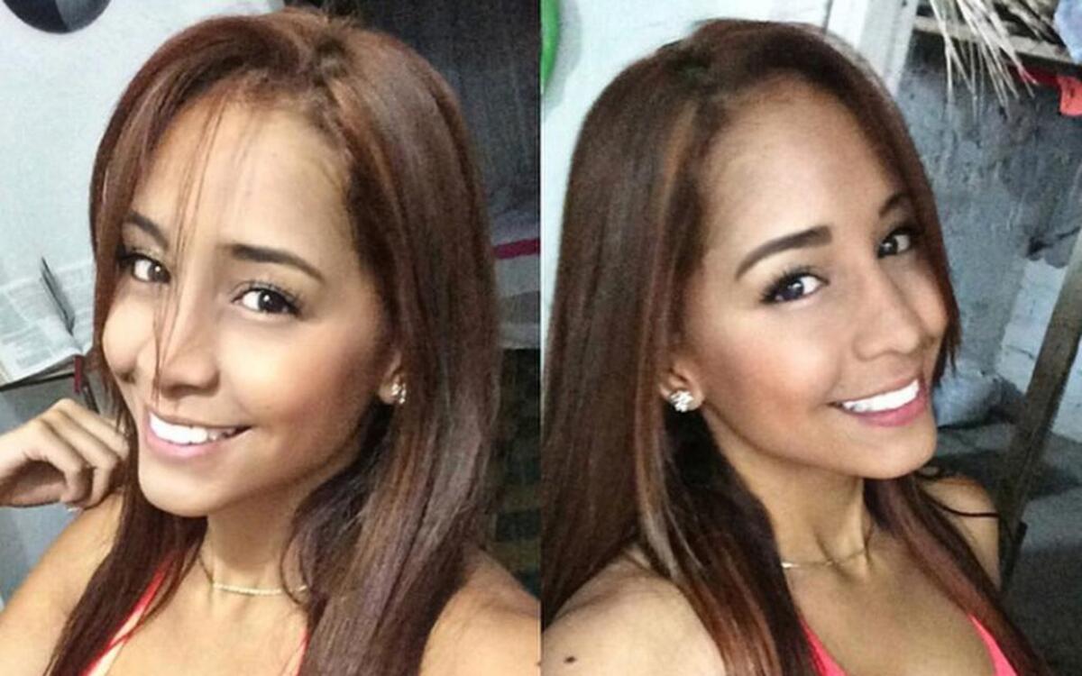 La modela colombiana Juliana López Sarrazola, de 23 años.