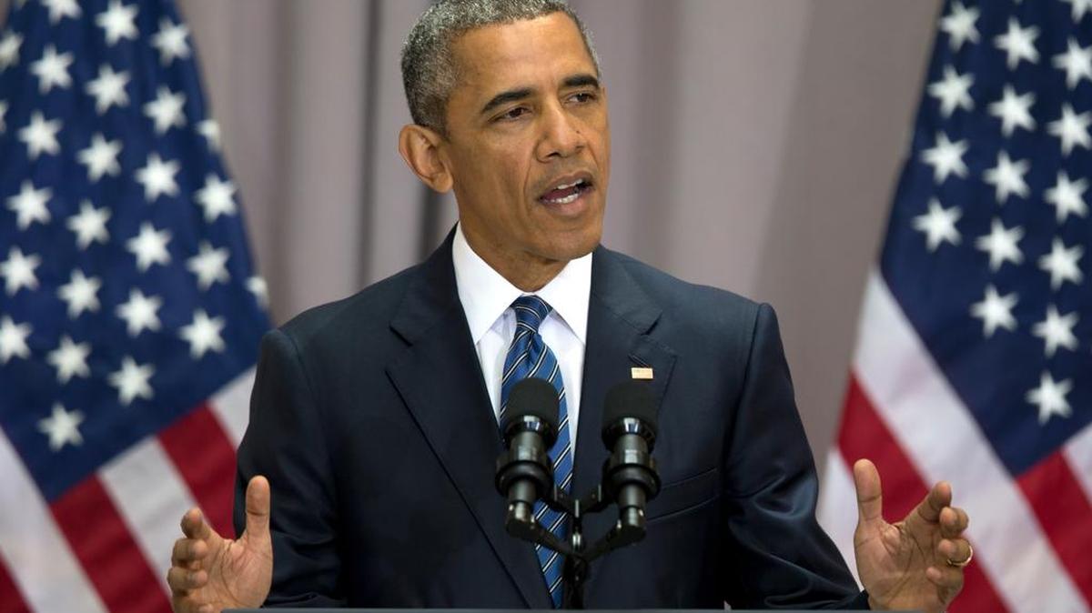 
El presidente de EEUU, Barack Obama, habla el miércoles en la American University, en Washington. Obama autorizó el miércoles continuar la asistencia que su país concede al programa de interdicción aérea en Colombia.
