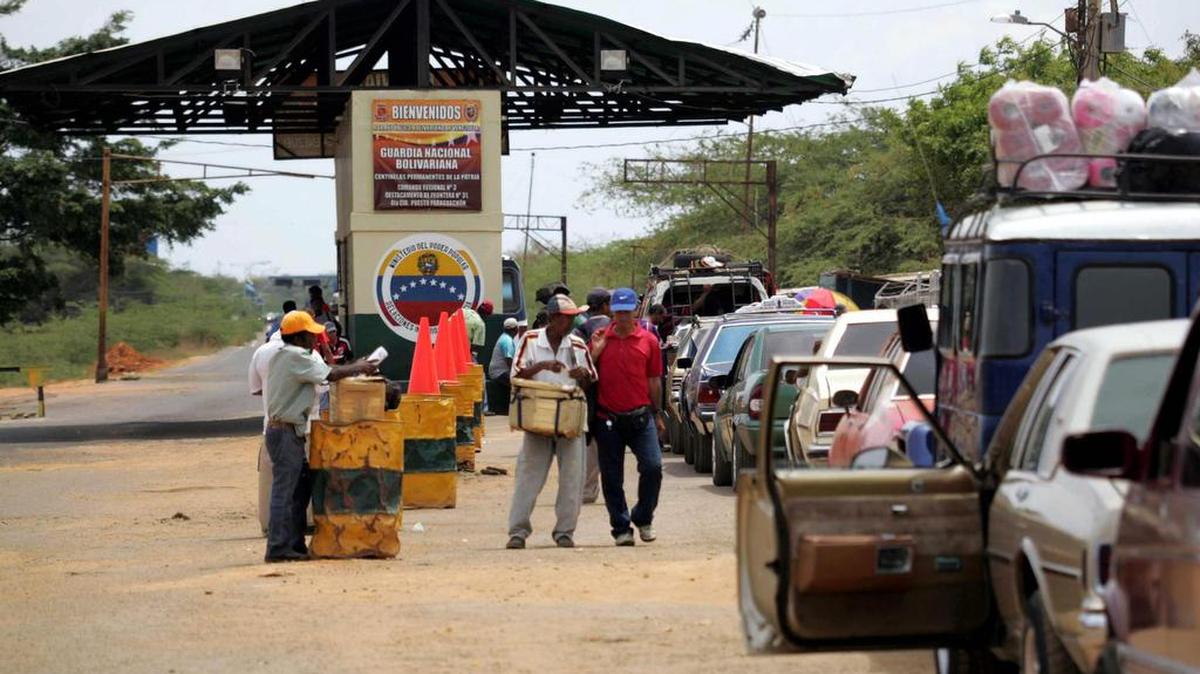 El punto fronterizo de Paraguachón, entre la frontera de Colombia y Venezuela, en una imagen del 6 de marzo de 2008.