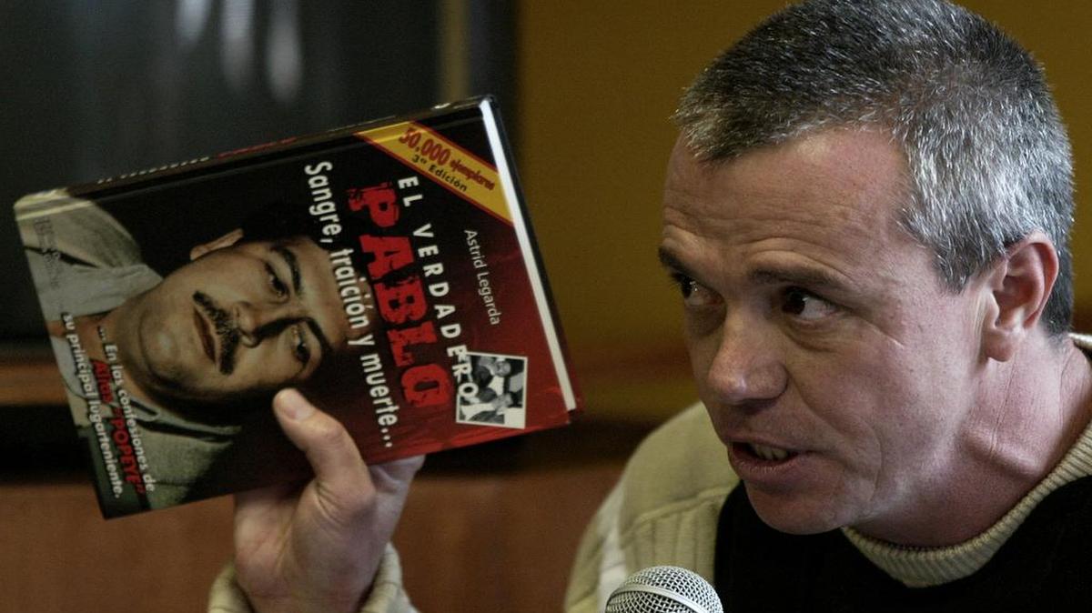 John Jairo Velásquez, quien fuera sicario del narcotraficante colombiano Pablo Escobar, en una foto de archivo de julio del 2006 en Bogotá.