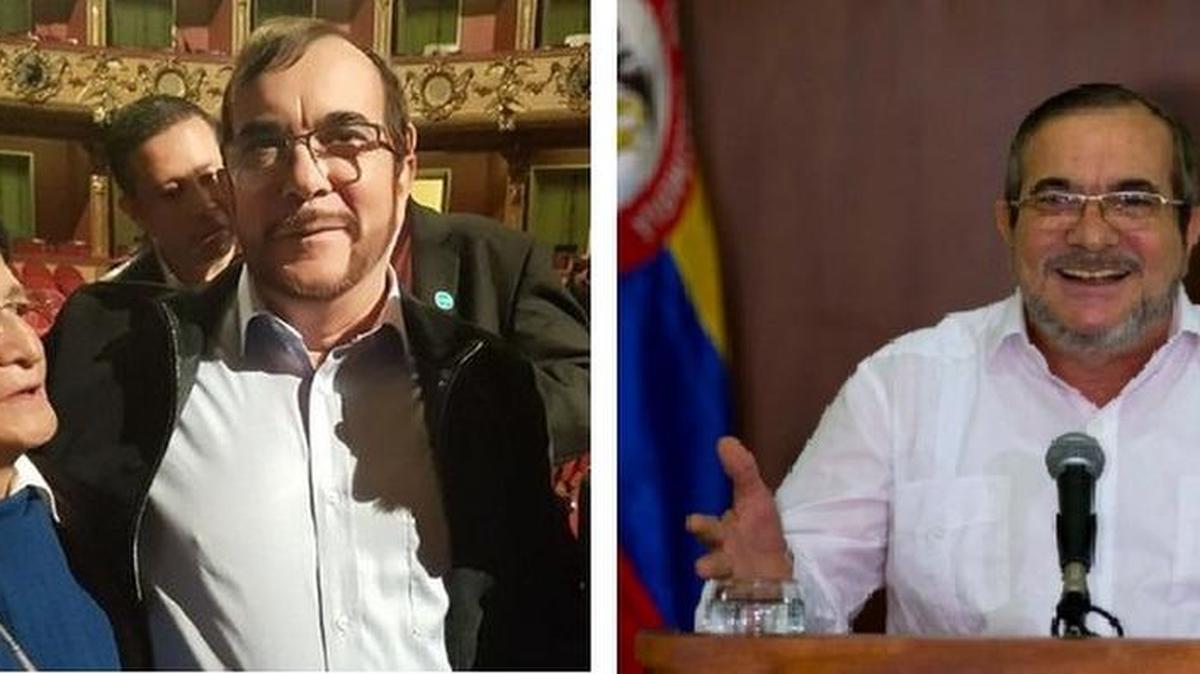 Rodrigo Londoño, ‘Timochenko’, se aclaró el cabello y se recortó la barba. En la imagen de la derecha, de agosto del 2016, tenía el cabello y la barba oscuros.