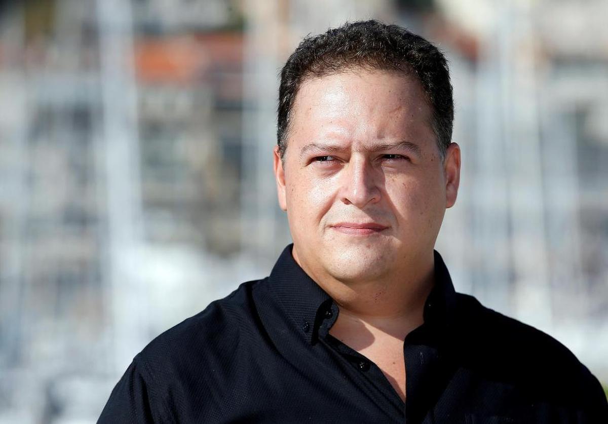 Juan Pablo Escobar, hijo del capo colombiano Pablo Escobar, quien ahora va por el nombre Sebastián Marroquín, presenta la serie “Escobar uncovered” (Escobar al descubierto) en el Festival de Cannes, Francia, el 16 de octubre de 2017.