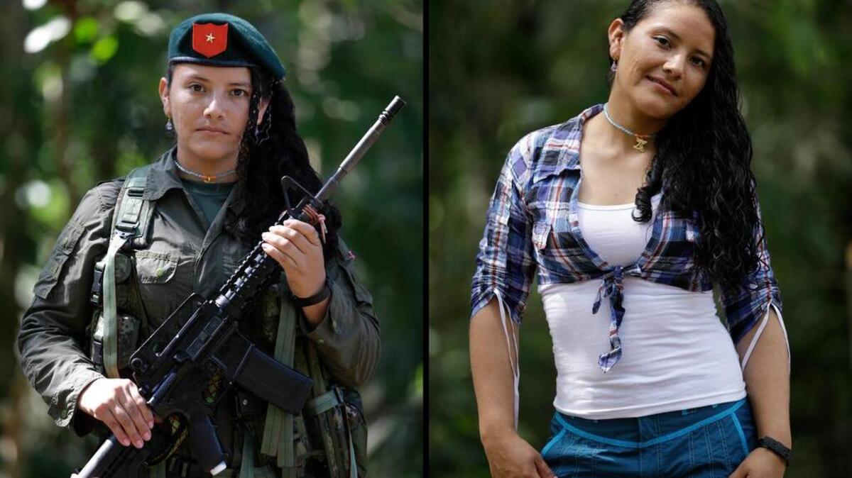 Yeimi, de 23 años, dijo que ha estado 10 años con las FARC y le gustaría estudiar sistemas.