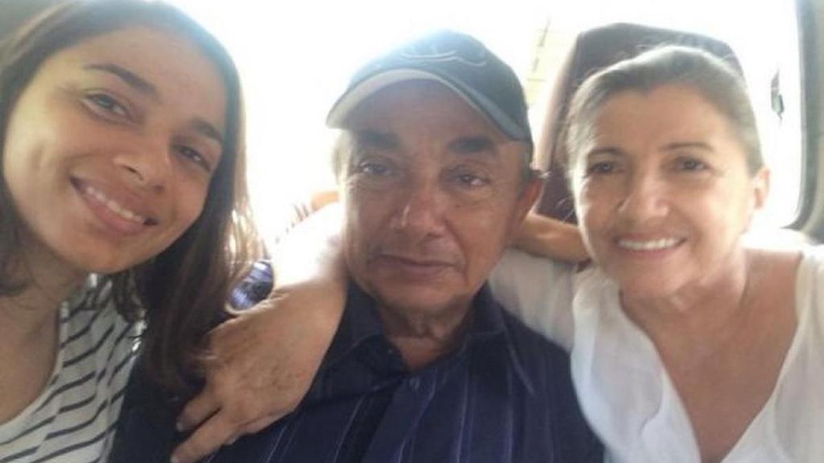 El comerciante colombiano Octavio Figueroa tras su liberación.