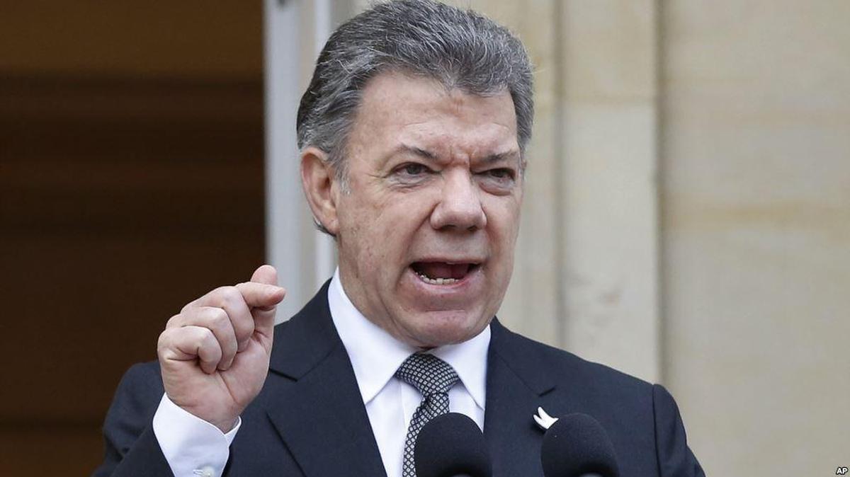 El presidente colombiano, Juan Manuel Santos.