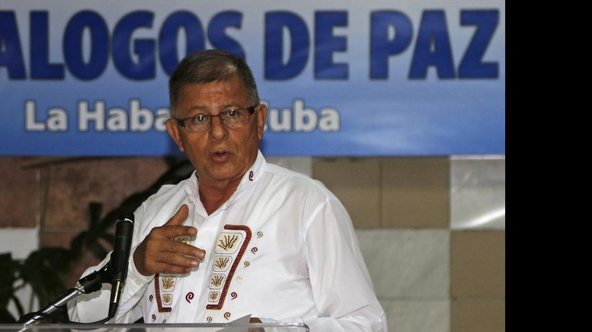 
Ricardo Téllez, uno de sus delegados de las FARC en las negociaciones de paz con el gobierno colombiano en La Habana.
