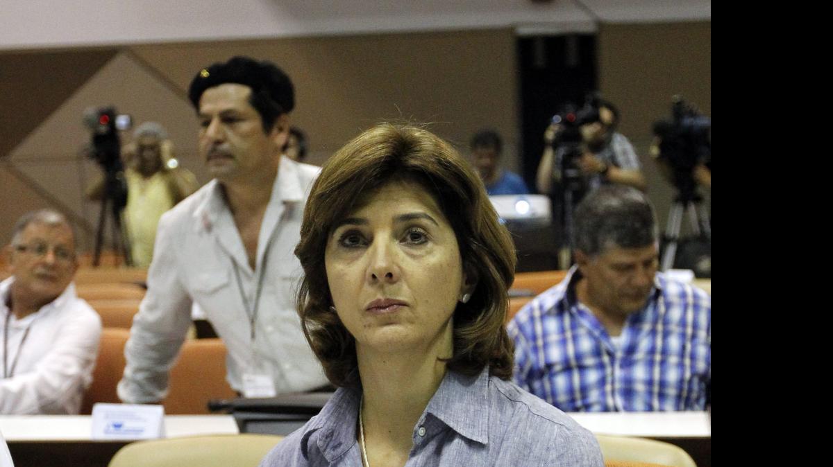 
La canciller colombiana, María Ángela Holguín.