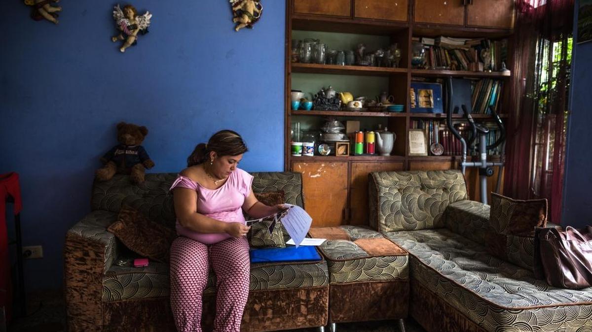 Margarita Rosa Barrios tuvo el virus del zika, y decidió continuar con su embarazo de gemelos.