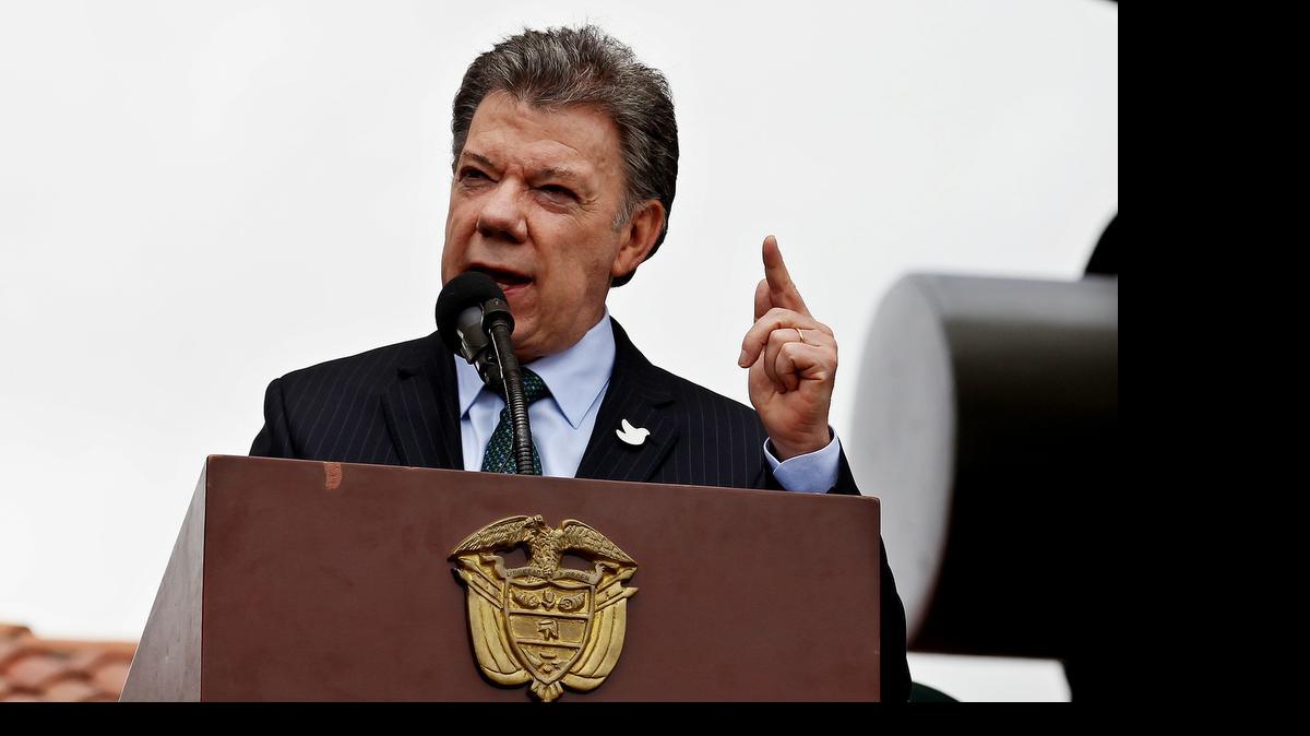 
El presidente de Colombia, Juan Manuel Santos. 