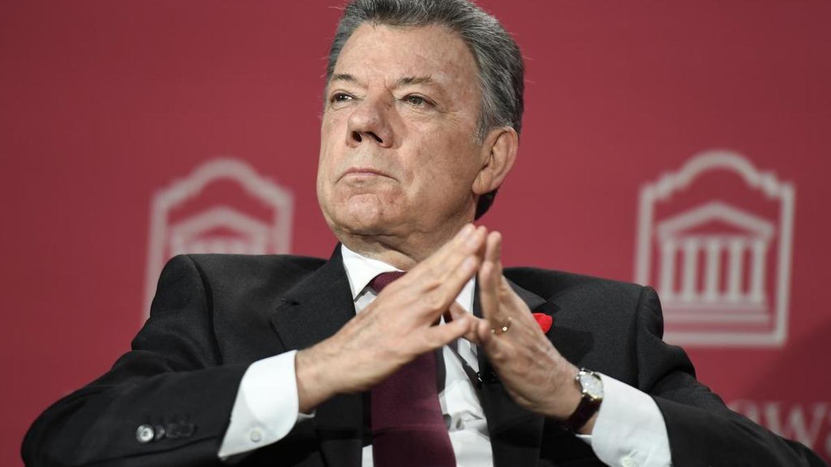 Presidente de Colombia, Juan Manuel Santos.