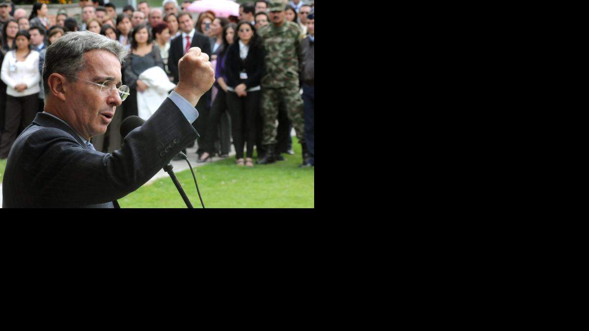 El ex presidente de Colombia, Alvaro Uribe.