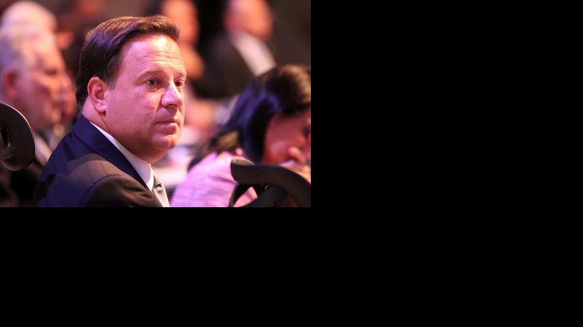 
El presidente de Panamá, Juan Carlos Varela, durante la inauguración de la III Cumbre de la Comunidad de Estados Latinoamericanos y Caribeños (Celac) el 28 de enero en Costa Rica.
