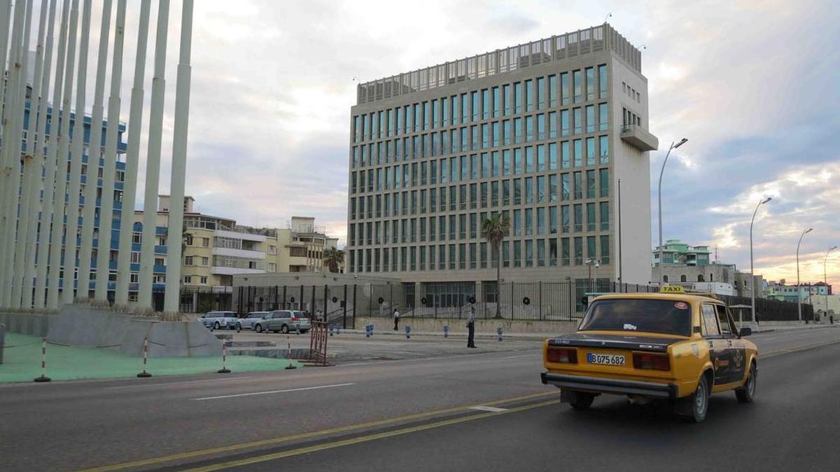 La embajada de EEUU en La Habana, Cuba. Foto de archivo.