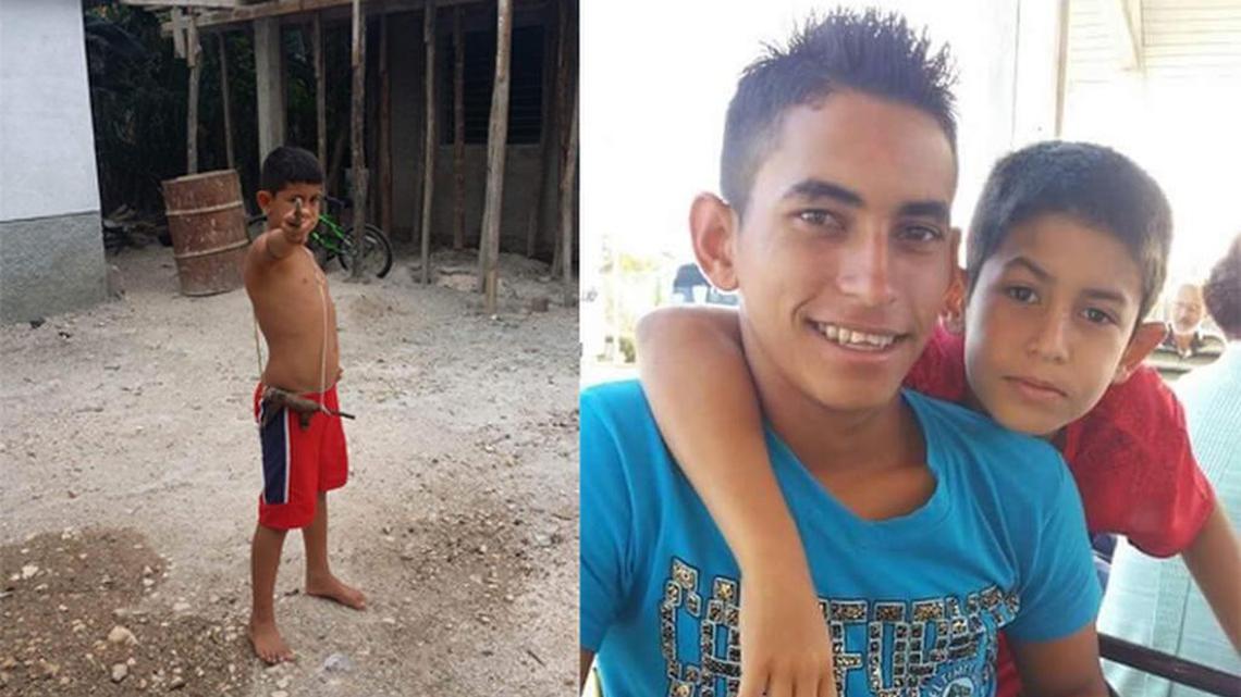 Los hermanos Yusdiel y Kevin de 20 y 11 años respectivamente están entre el medio centenar de balseros cubanos detenidos, según familiares en Florida.