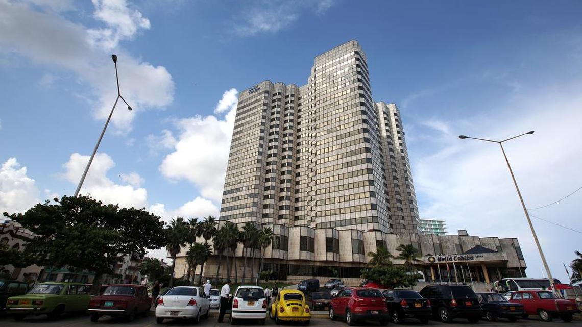 Vista del Hotel Meliá Cohiba.