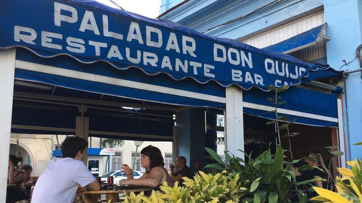 La paladar Don Quijote, en la céntrica Calle 23 del Vedado habanero.