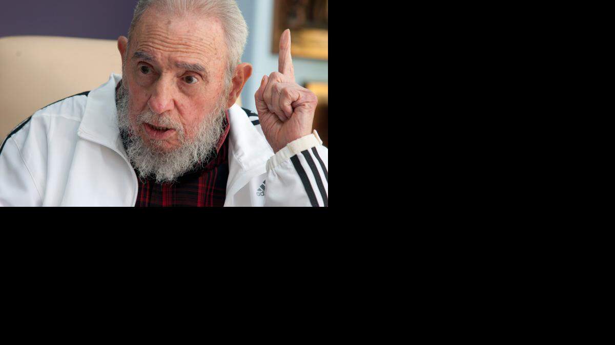 
Fidel Castro. 