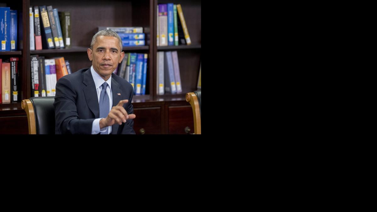 
El presidente estadounidense, Barack Obama, participa en una mesa redonda sobre los impactos del cambio climático en la salud pública el martes 7 de abril de 2015, en la Universidad de Howard, en Washington.
